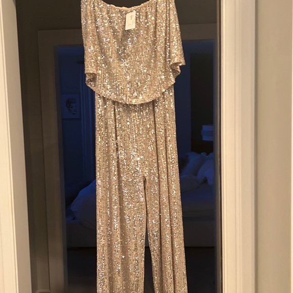Pookie and Sebastian size small sequined jumpsuit - Picture 1 of 4